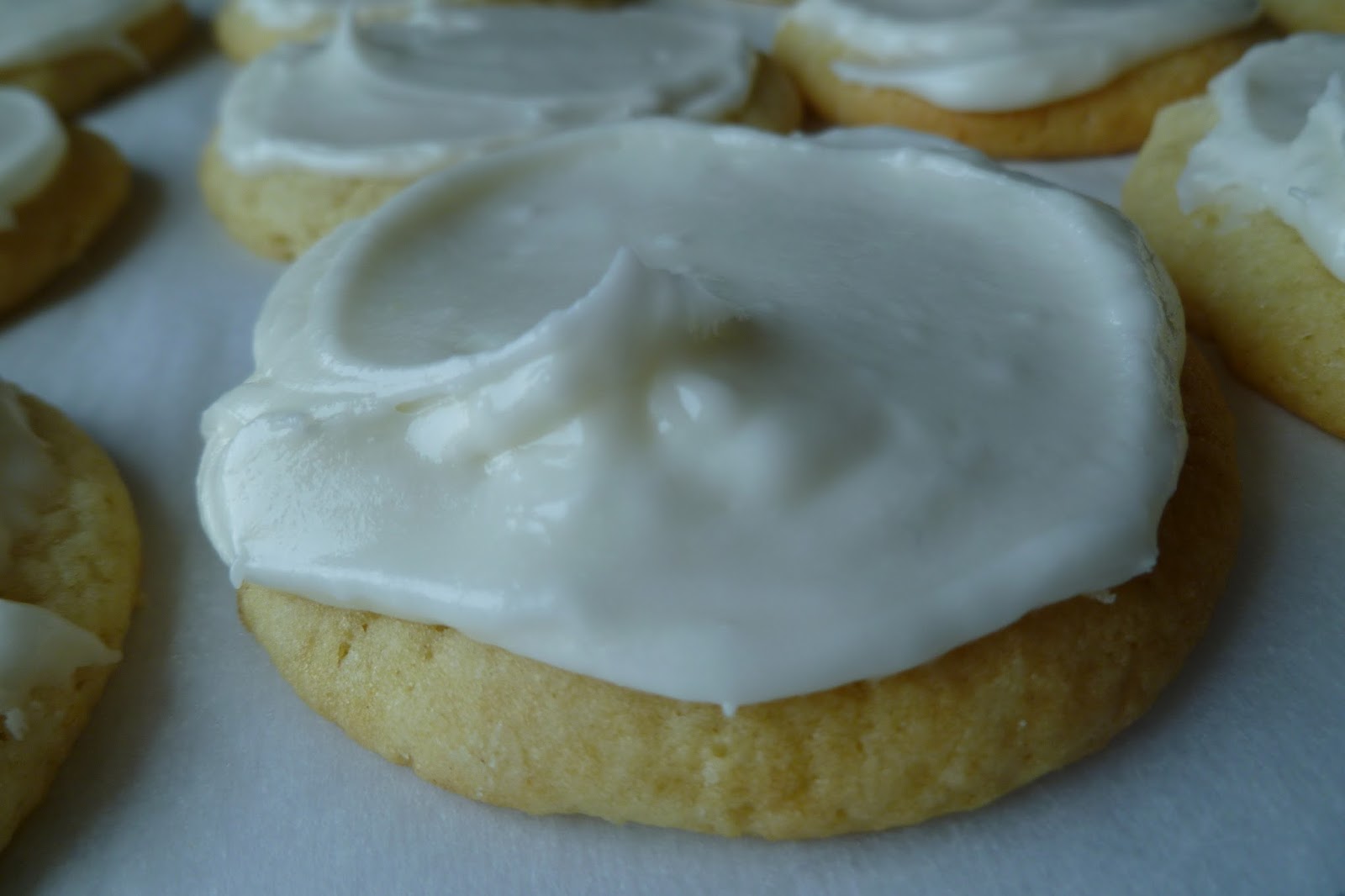 The Pastry Chef's Baking Frosted Lemon Cookies