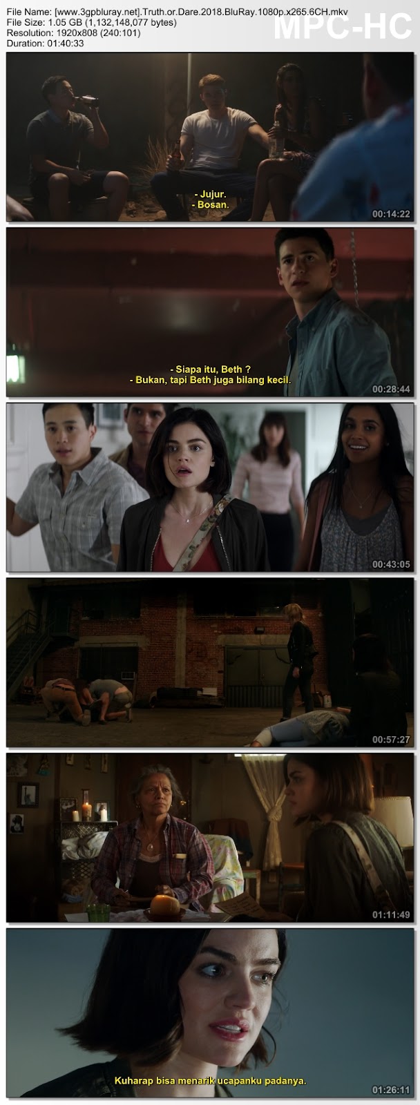 Screenshots Download Film Gratis Hardsub Indo Blumhouse's Truth or Dare (2018) BluRay 480p MP4 Subtitle Indonesia 3gp Screenshots Download Film Gratis Hardsub Indo Blumhouse's Truth or Dare (2018) BluRay 480p MP4 Subtitle Bahasa Indonesia 3GP