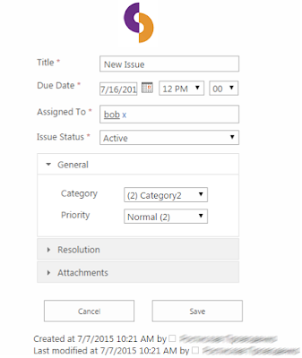 SharePoint form for mobile device