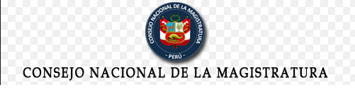 CONSEJO NACIONAL DE LA MAGISTRATURA