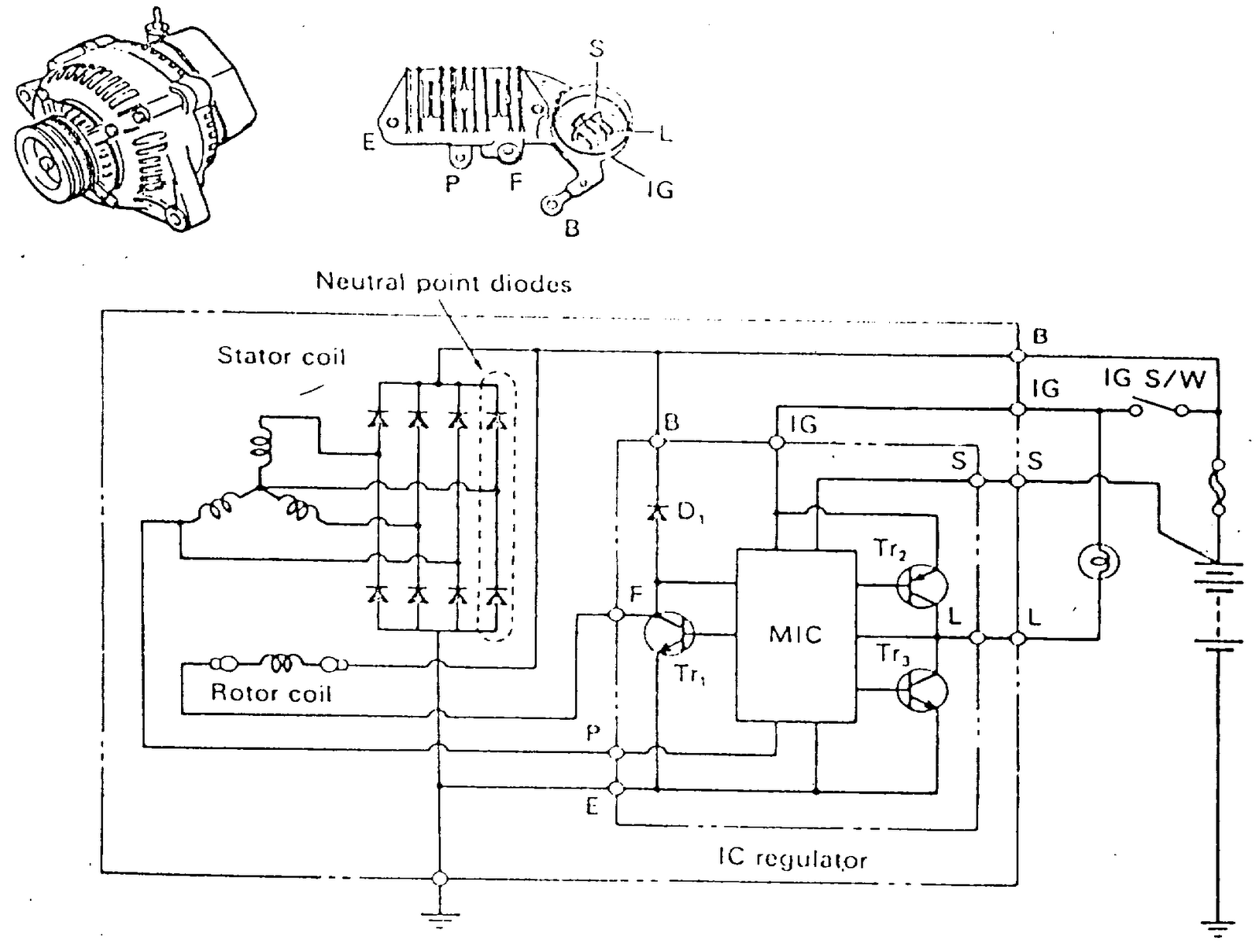 ALTERNATOR DENGAN IC REGULATOR BEST MECHANIC