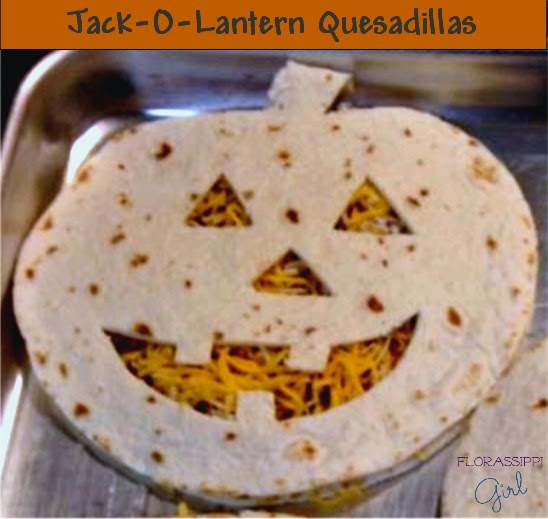Florassippi Girl JackOLantern Quesadillas