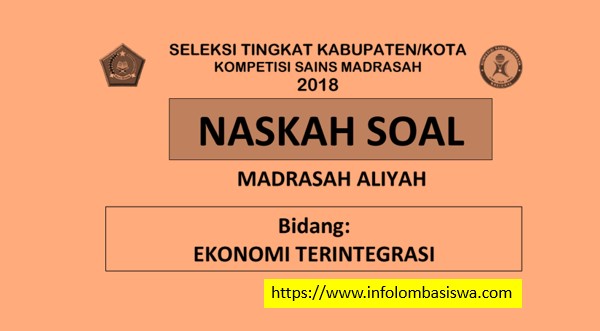 Soal Osn Ekonomi 2018 Dunia Sosial