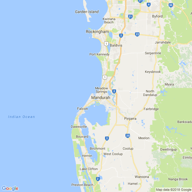Mandurah Map Free Download