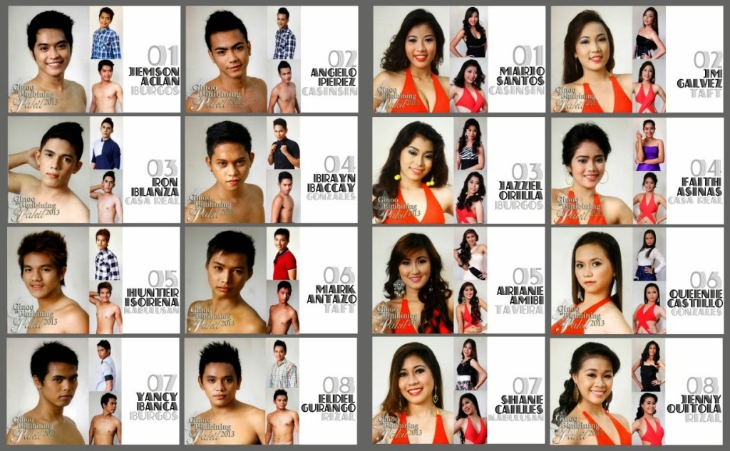 Candidate Pageant Tarpaulin Layout
