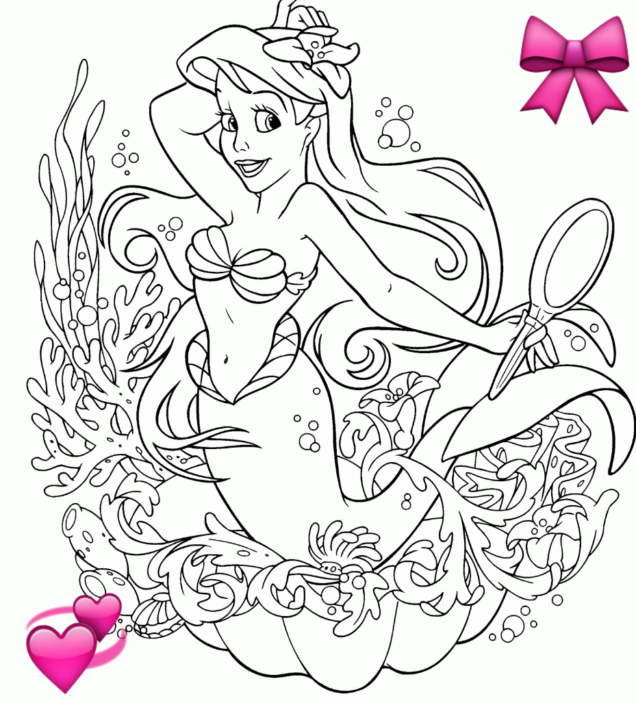 View Planse De Colorat Cu Sirene Barbi Background