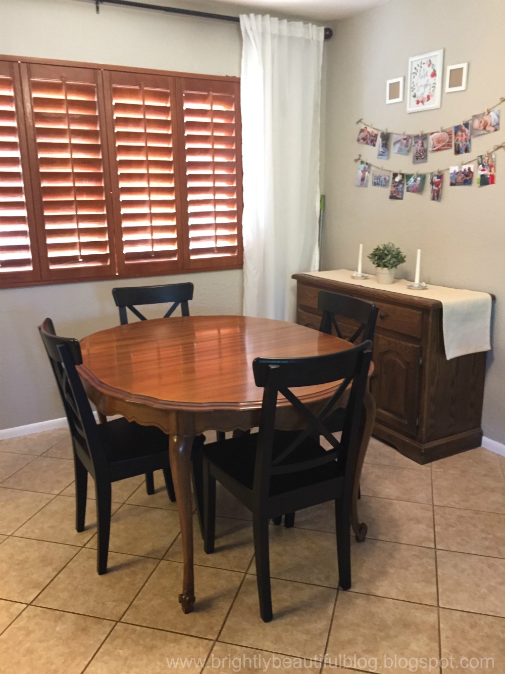 All things bright and beautiful: Refinished Dining Table