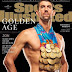 Michael Phelps wears all his 23 Gold Medals for Sports Illustrated Magazine cover (photos)