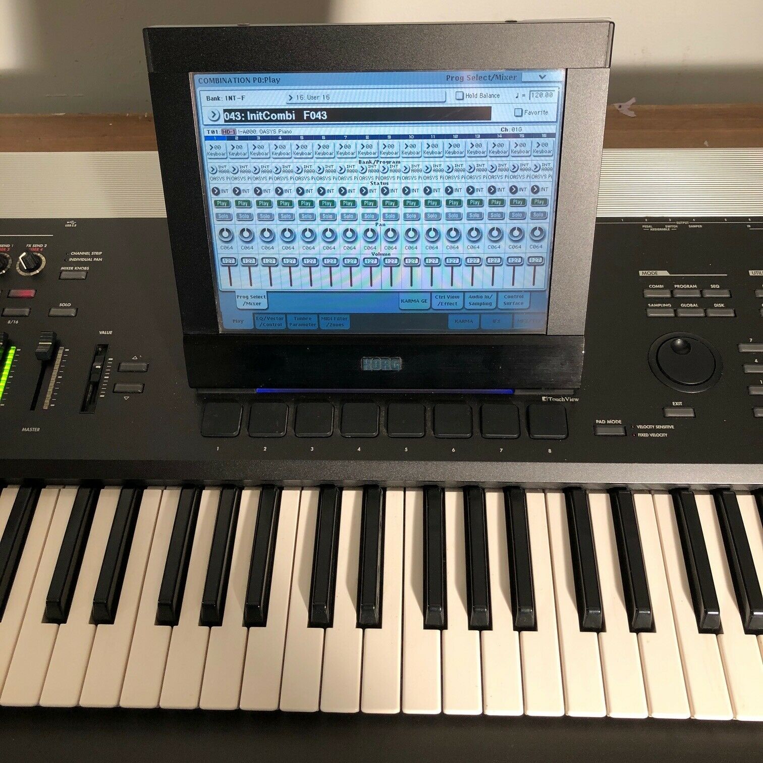 MATRIXSYNTH: Korg Oasys 76 Key Piano Keyboard Synthesizer