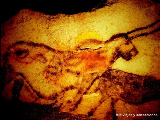 Replica pintura de la cueva de Lascaux, Museo Parque de la Prehistoria, Asturias