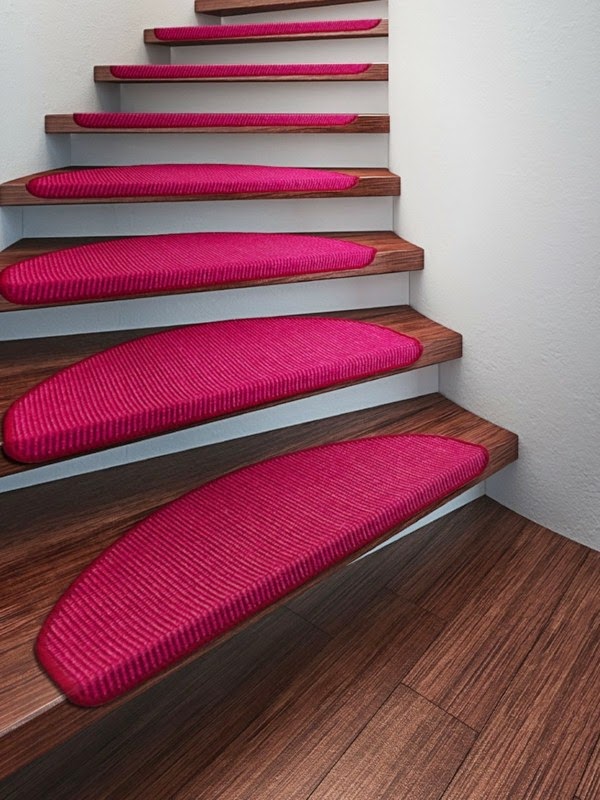 Great ideas for mats of levels of for your stairs!