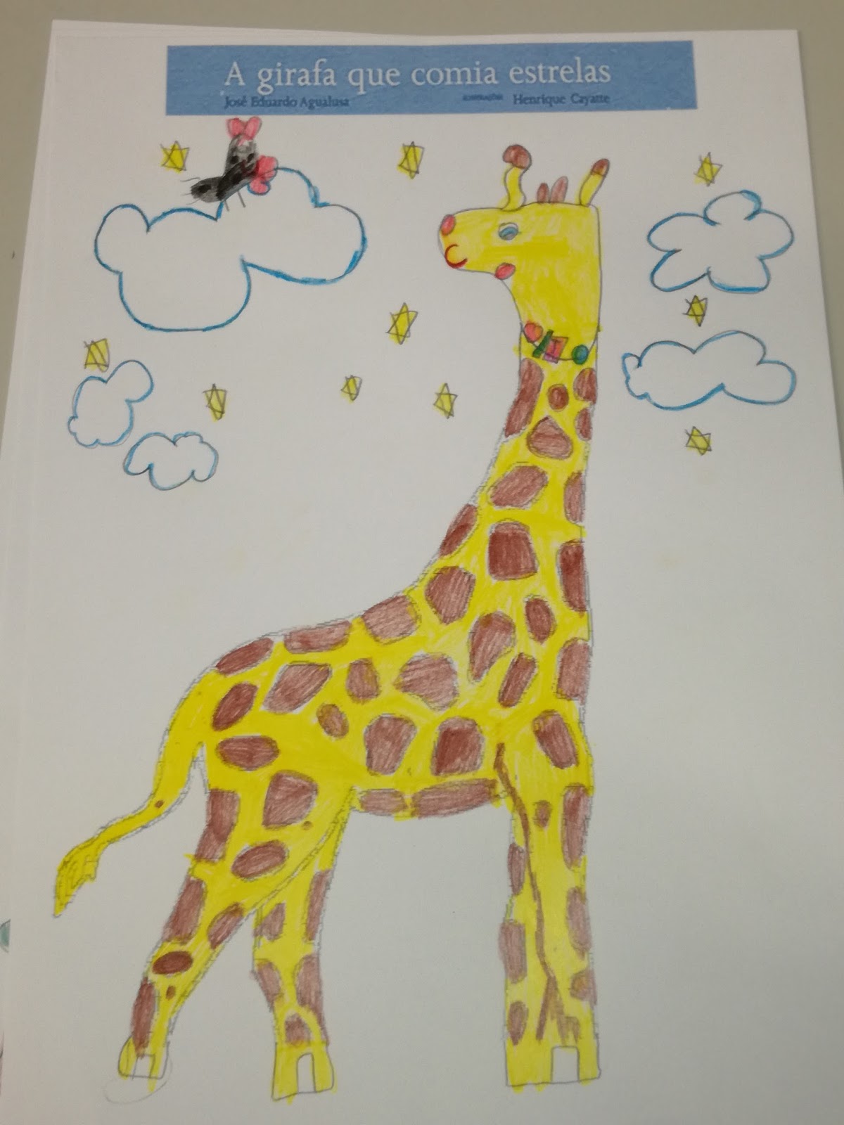 ESCOLA BÁSICA Nº 1 DE PRADO: A GIRAFA QUE COMIA ESTRELAS
