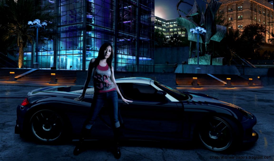 Need For Speed Carbon Girl Night   Wallpapers –