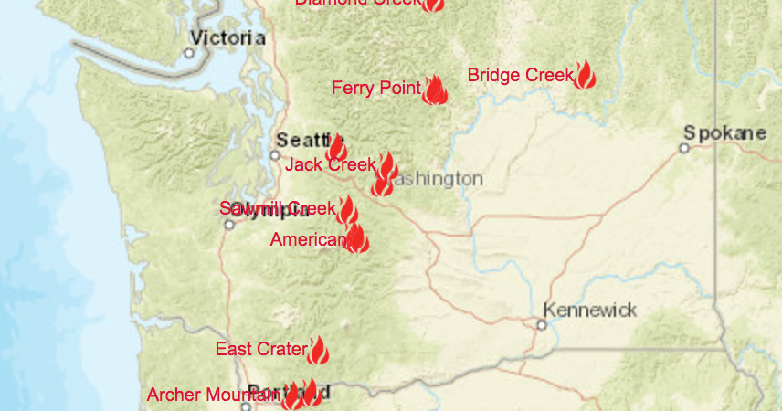 Washington Smoke Information: Washington State Fire and Smoke September ...