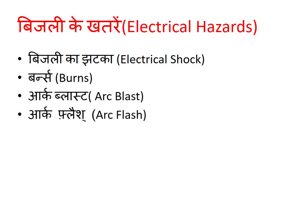 Electrical Safety in Hindi.