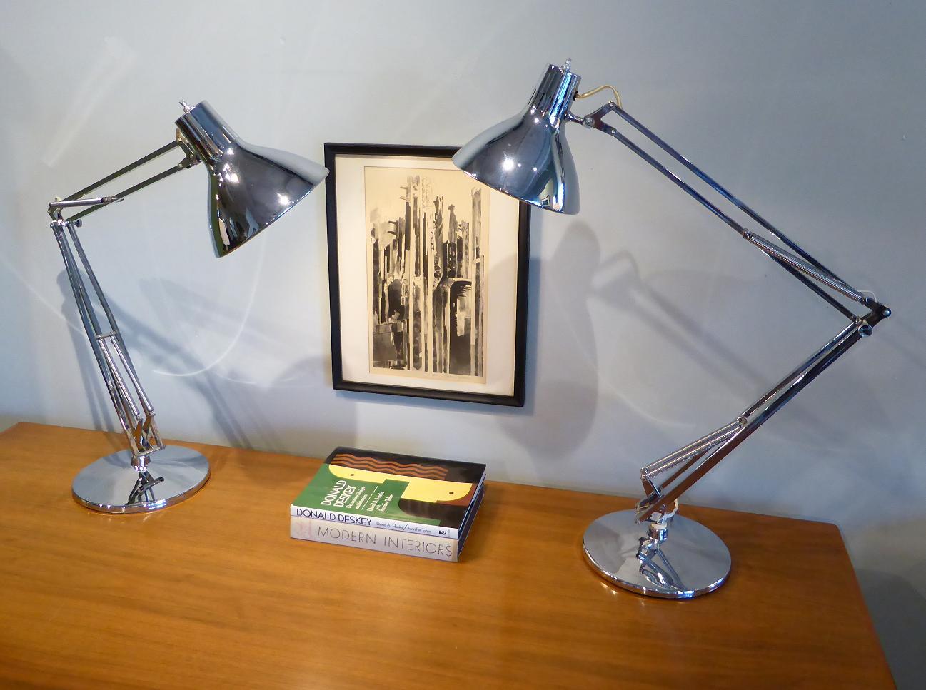 Michael Thomas Jacob Jacobsen For Luxo L 1 Task Lamps