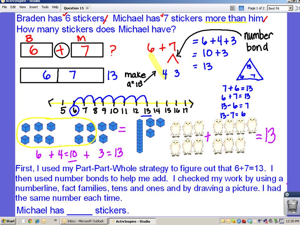 Mrs Trevino s 2nd Grade Class Problem Solving