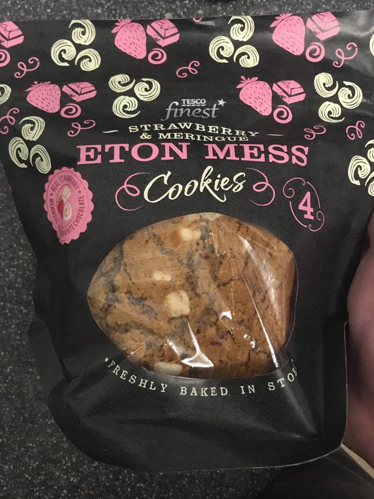 A Review A Day Today's Review Tesco Finest Eton Mess Cookies
