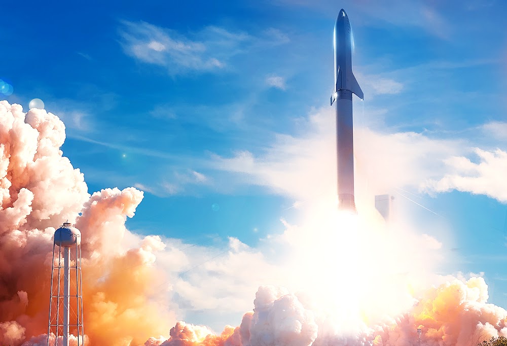 SpaceX Big Falcon Rocket launch by DragonRider52