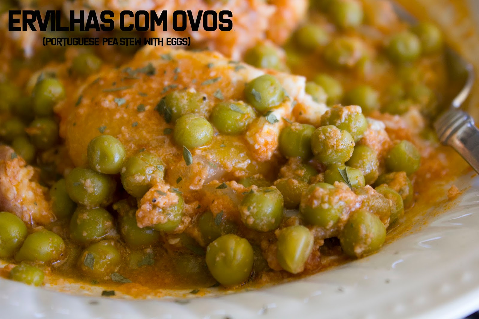 Ervilhas com Ovos Portuguese Pea Stew