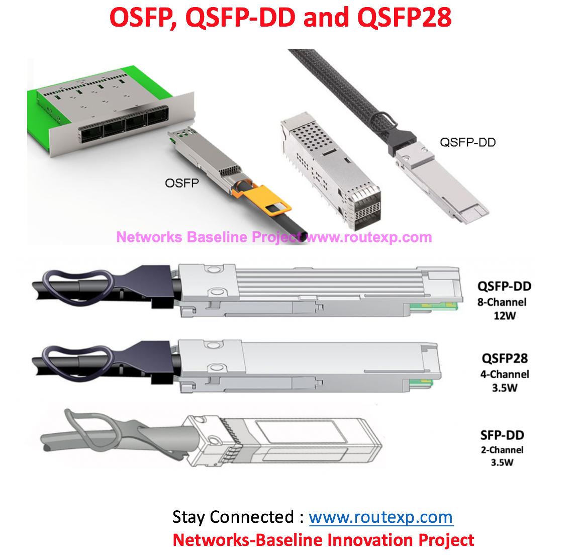 Next Generation SFPs with 400G Fiber Transceiver Solution QSFPDD Vs OSFP Route XP Private
