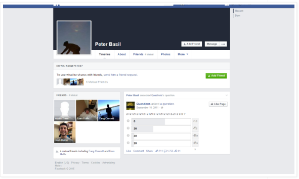 who is looking at facebook profile