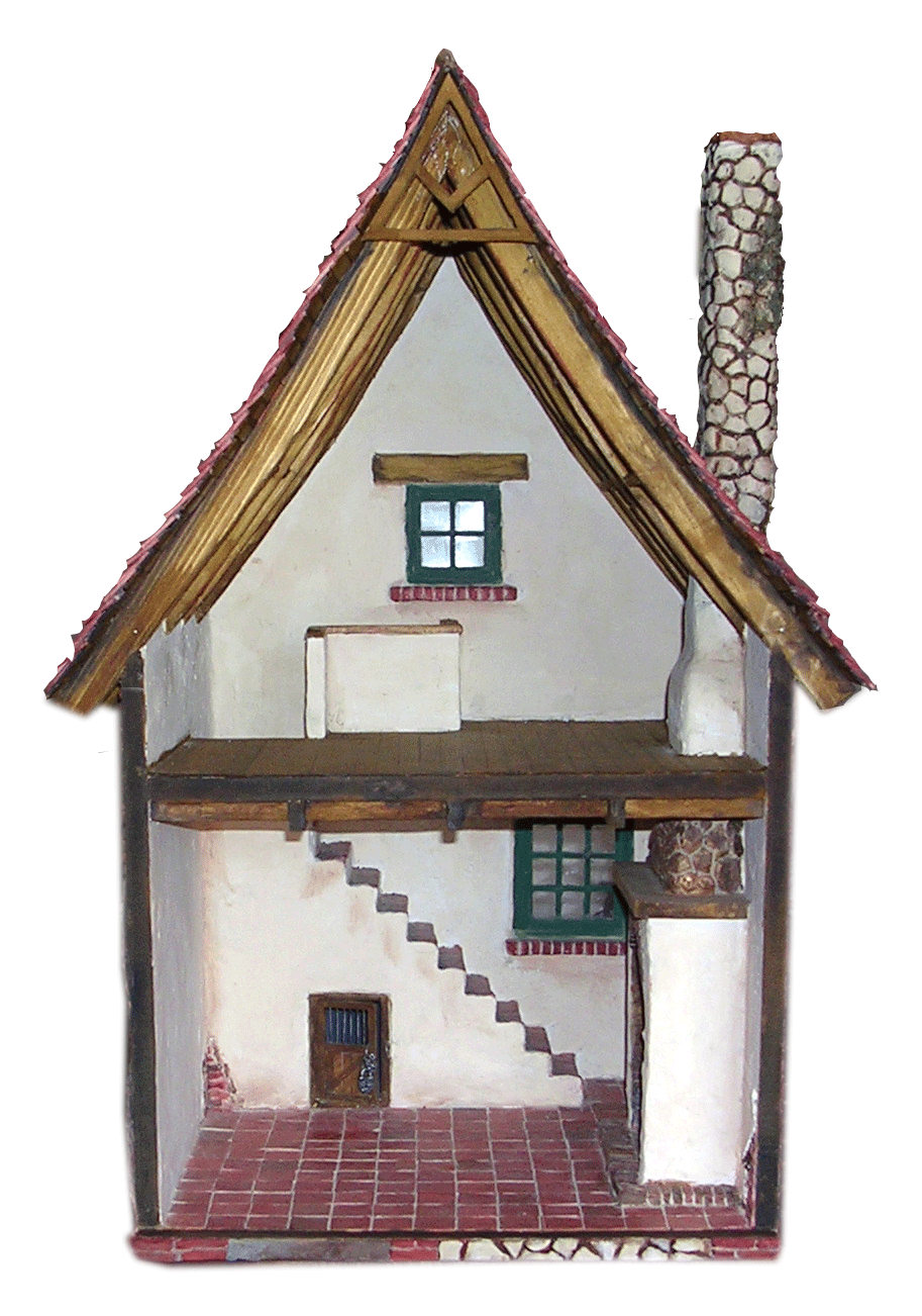 Miniaturas Kriana: La casa de la bruja nº 5, blanca y estilizada