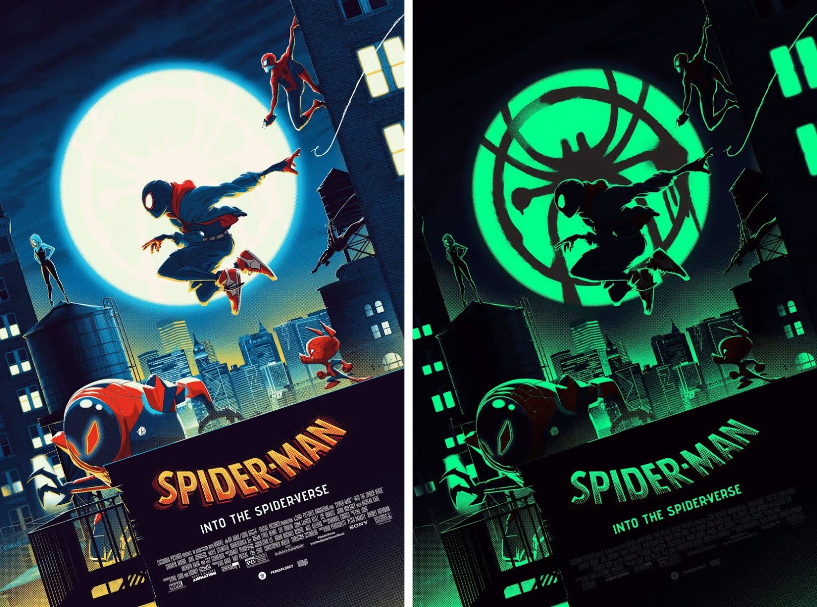 The Blot Says...: Spider-Man: Into the Spider-Verse Movie Poster GID