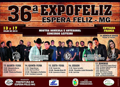 cartaz da 36ª expofeliz 2016
