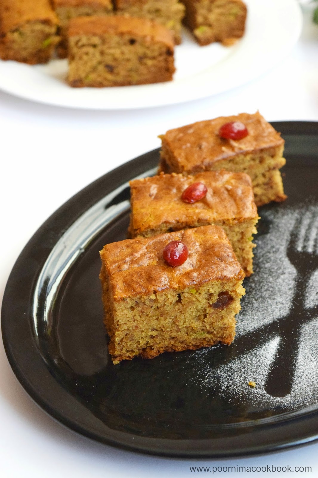 Poornima's Cook Book Dates Cake (Eggless & Butterless) / Eggless Dates