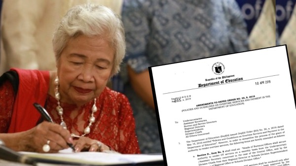 DepEd releases amended policies on overtime pay, effective May 1