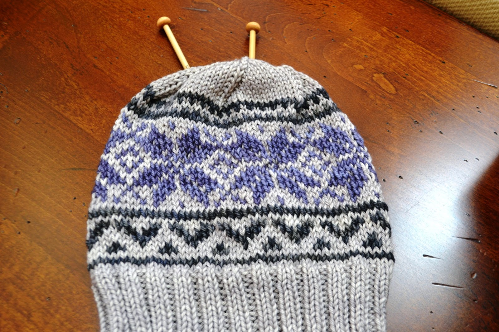 It's All About Purple Fair Isle Knitting Class...Part II