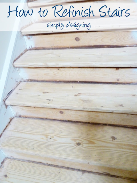 How to Refinish Stairs!  #DIY #stairs #home #remodel #renovation #paint #stain