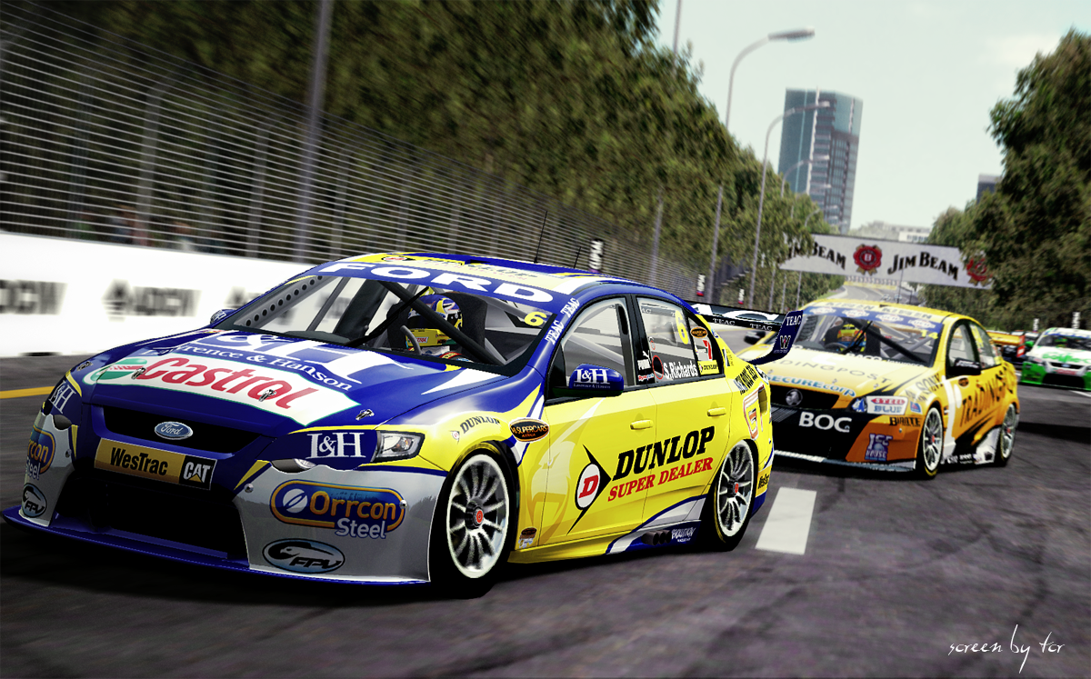 Race Sim Screens V8 Supercars Adelaide