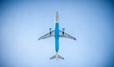 Plane flying in the sky