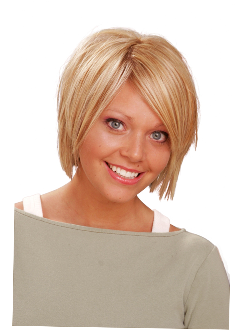 55  Hair cut for round face ladies for Rounded Face