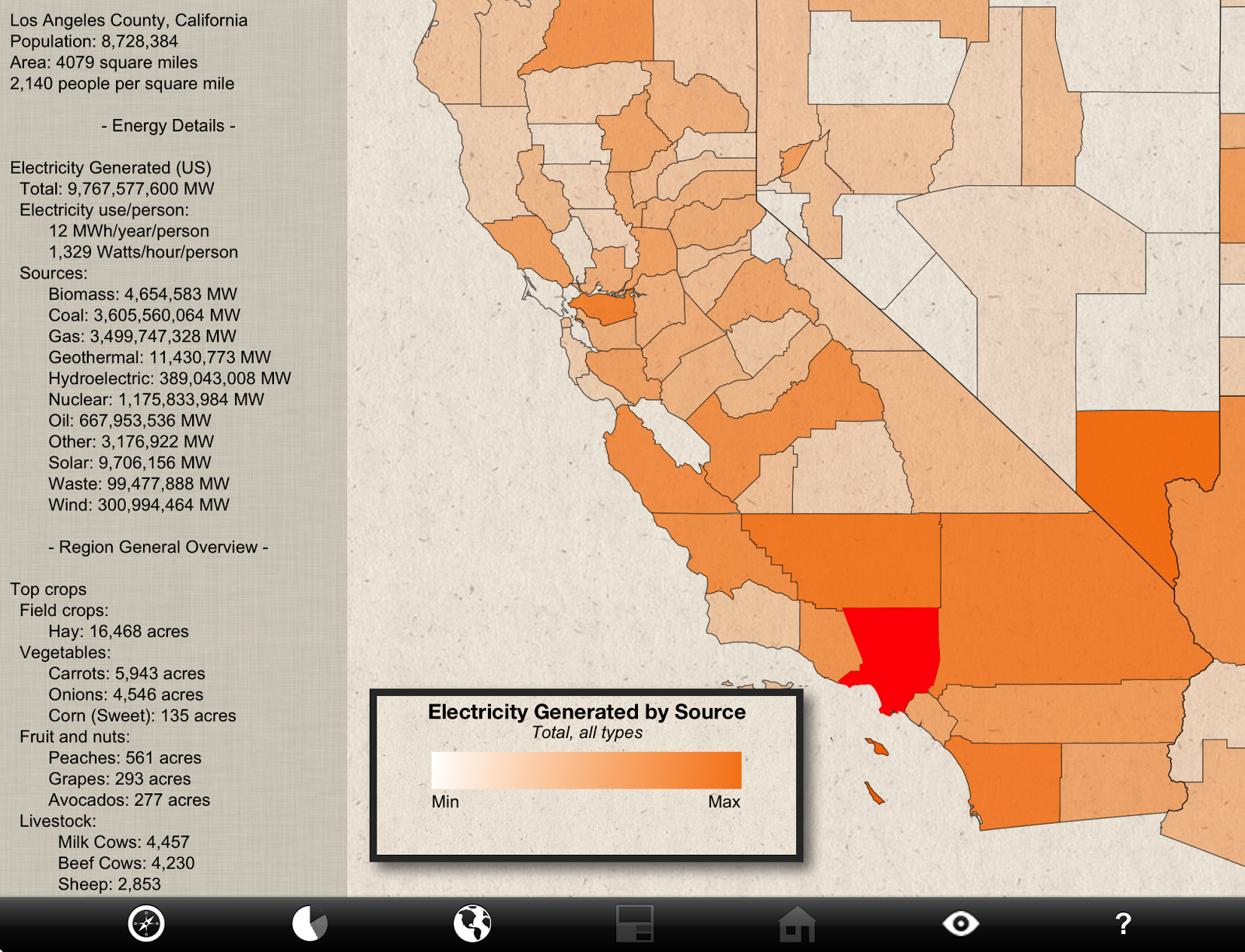 Footprint USA Screenshots, Part I Exploring the Map