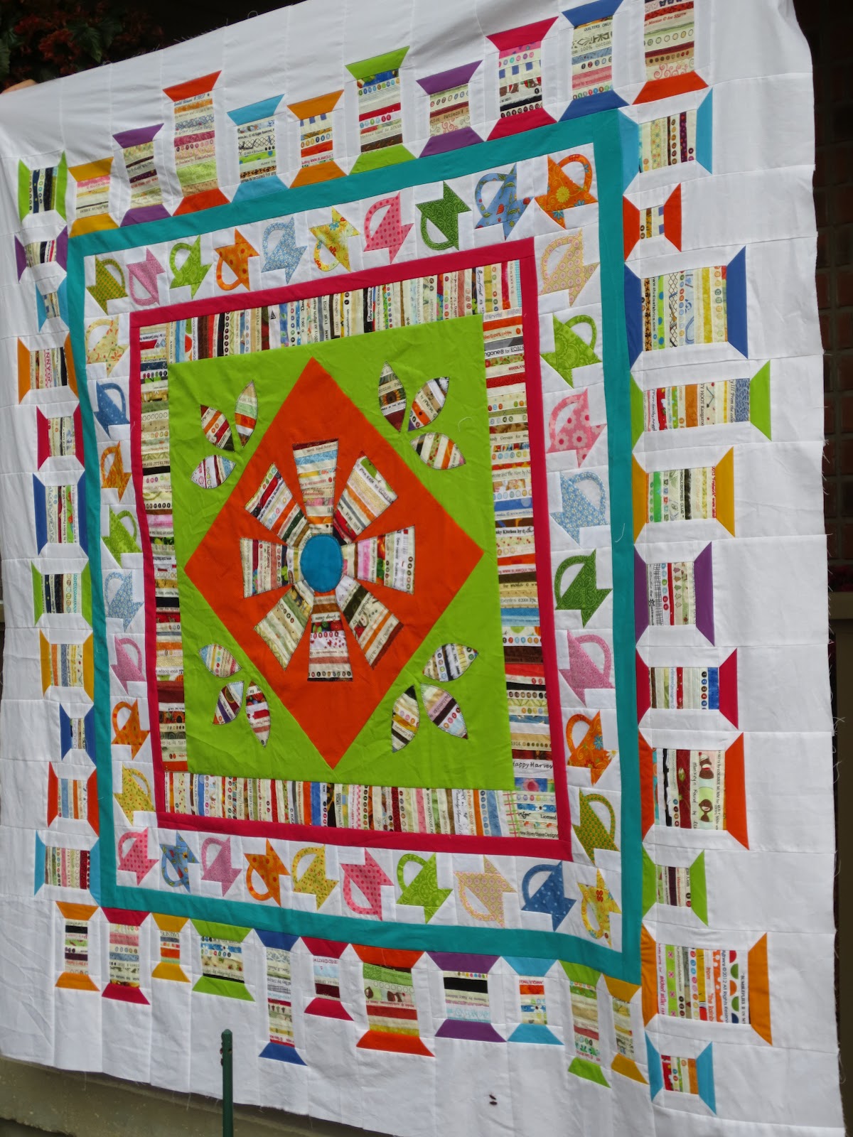 The Cozy Quilter My Liberated Medallion Quilt is Done!