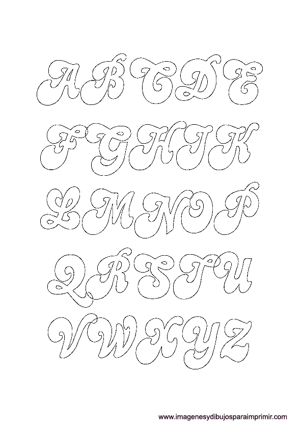 Moldes De Letras Mayusculas Imagui