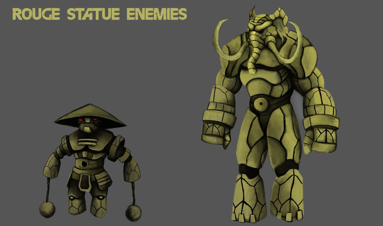 Lloyd Prior CreativeWorks Adaptation Gonkango Rouge Statue Enemies