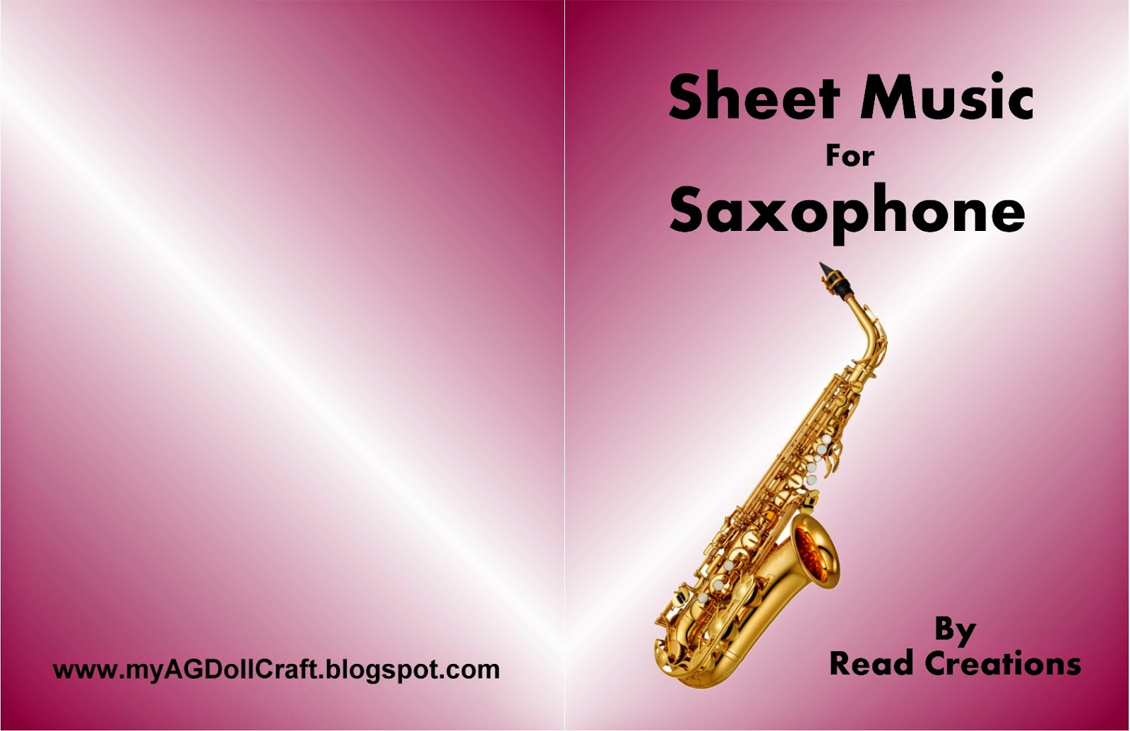 Saxophone book cover