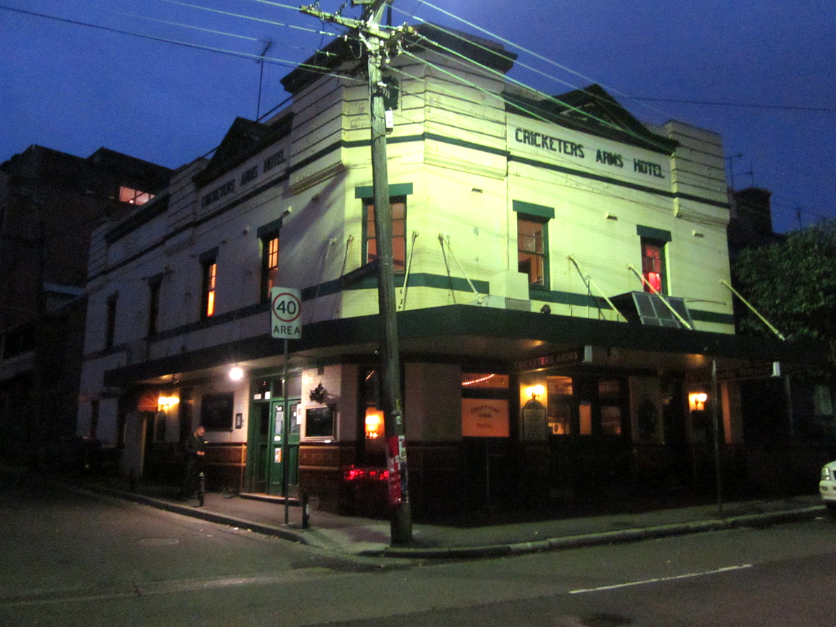 Sydney Pub List Cricketers Arms, Surry Hills Sydney Pub List Cricketers Arms, Surry Hills