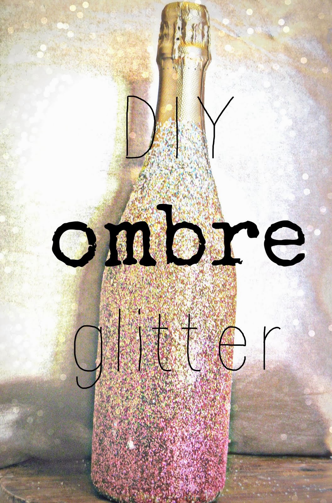 DIY Ombre Glitter