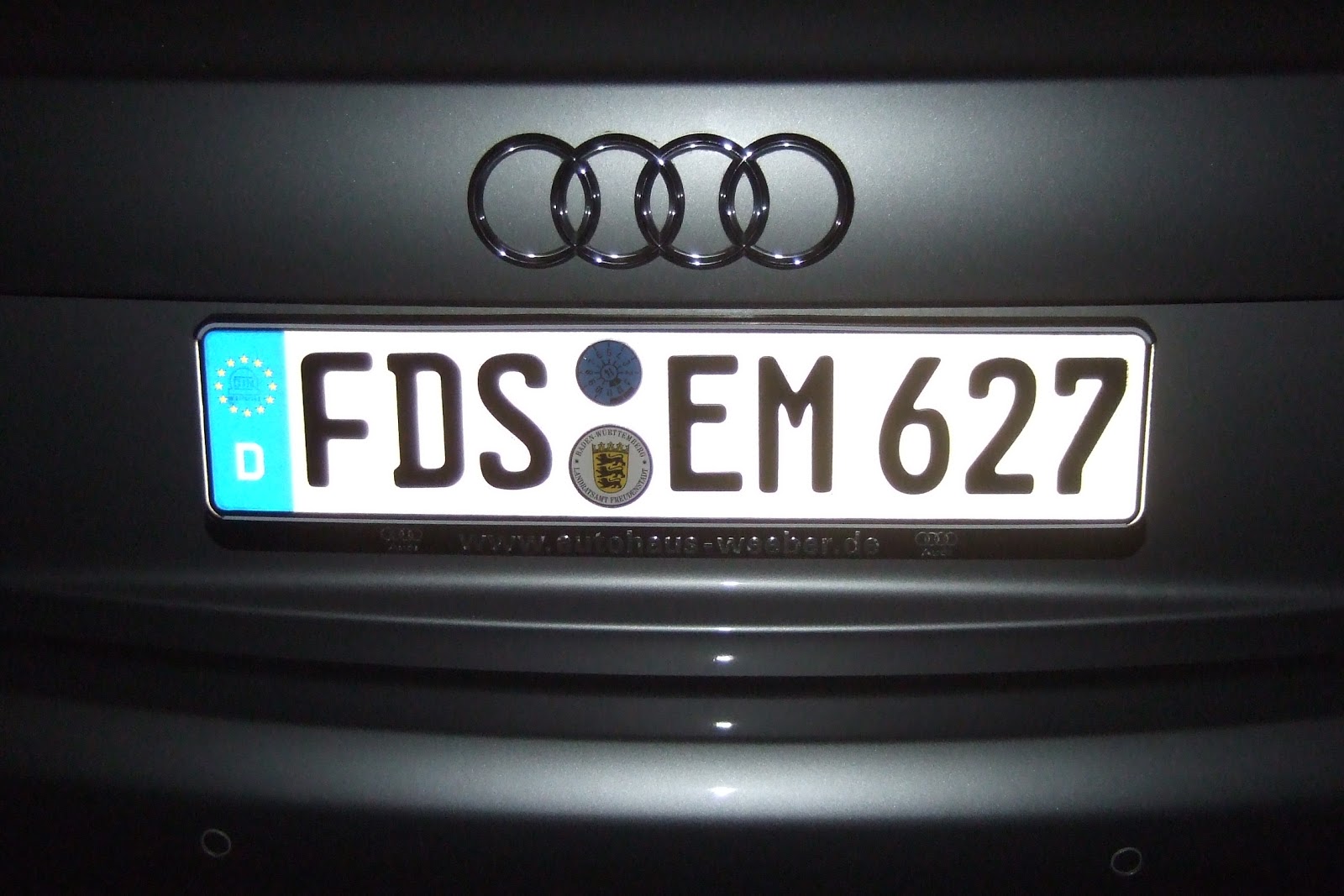 Ami im Schwabenland German License Plates