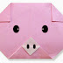 Origami Pig (face)