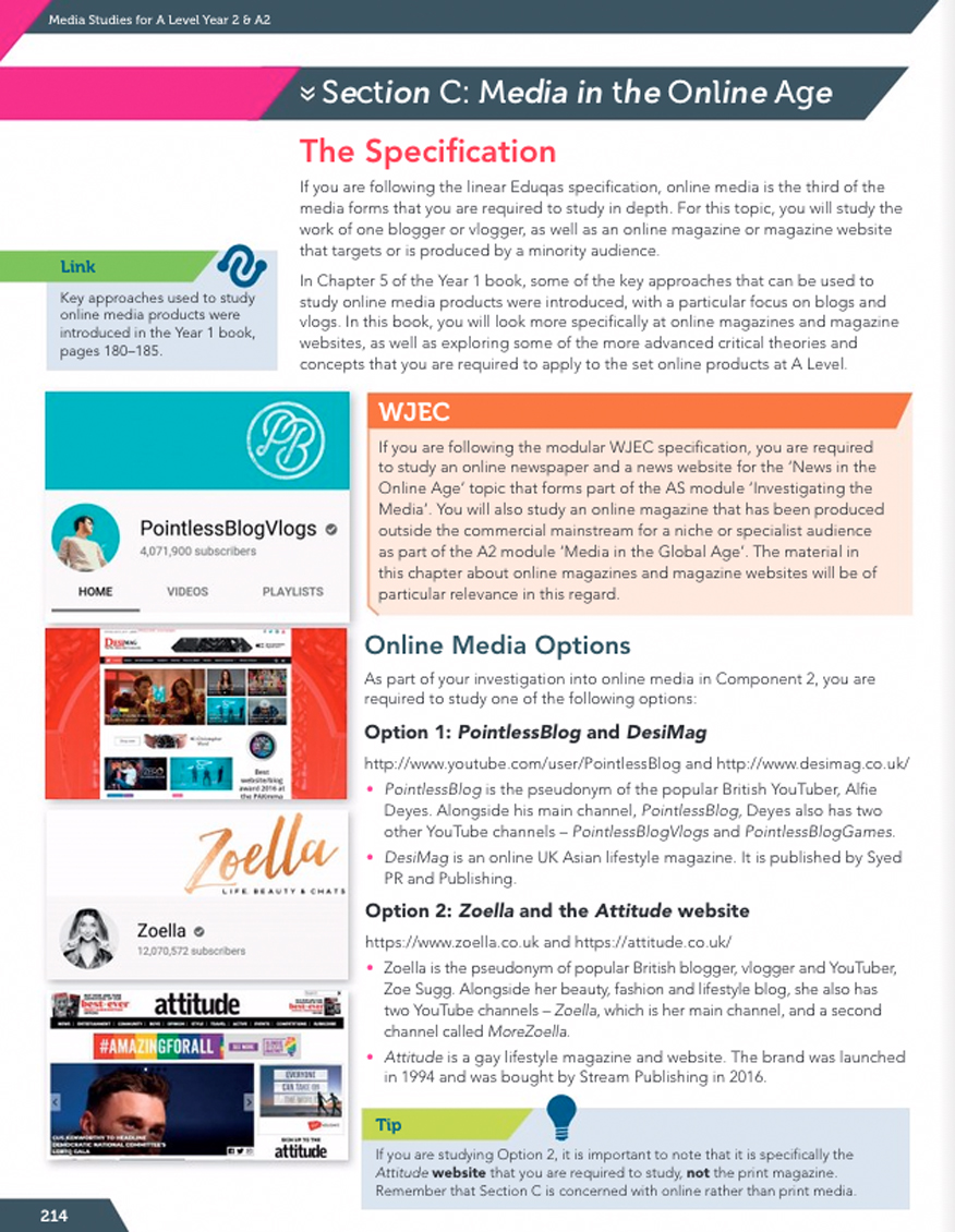 A Level Media Studies 2017 19 CHCHS Eduqas January 2019 A Level Media Studies 2017 19 CHCHS Eduqas January 2019