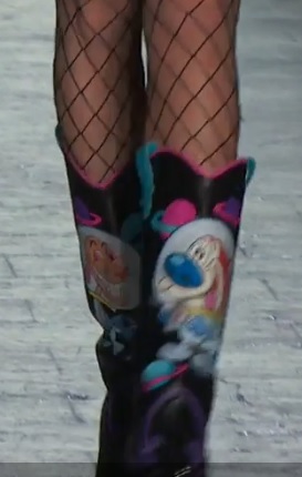 Ren and Stimpy Cowgirl Boots
