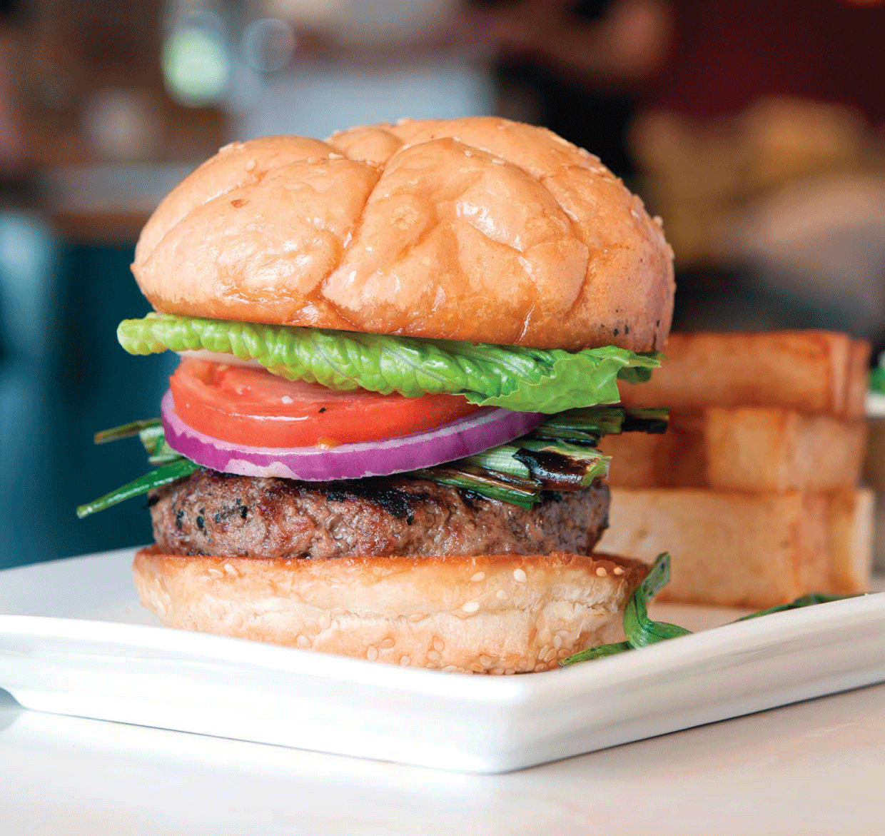 Easy Food Recipes and Cooking Spring Lamb Burgers With MintCucumber