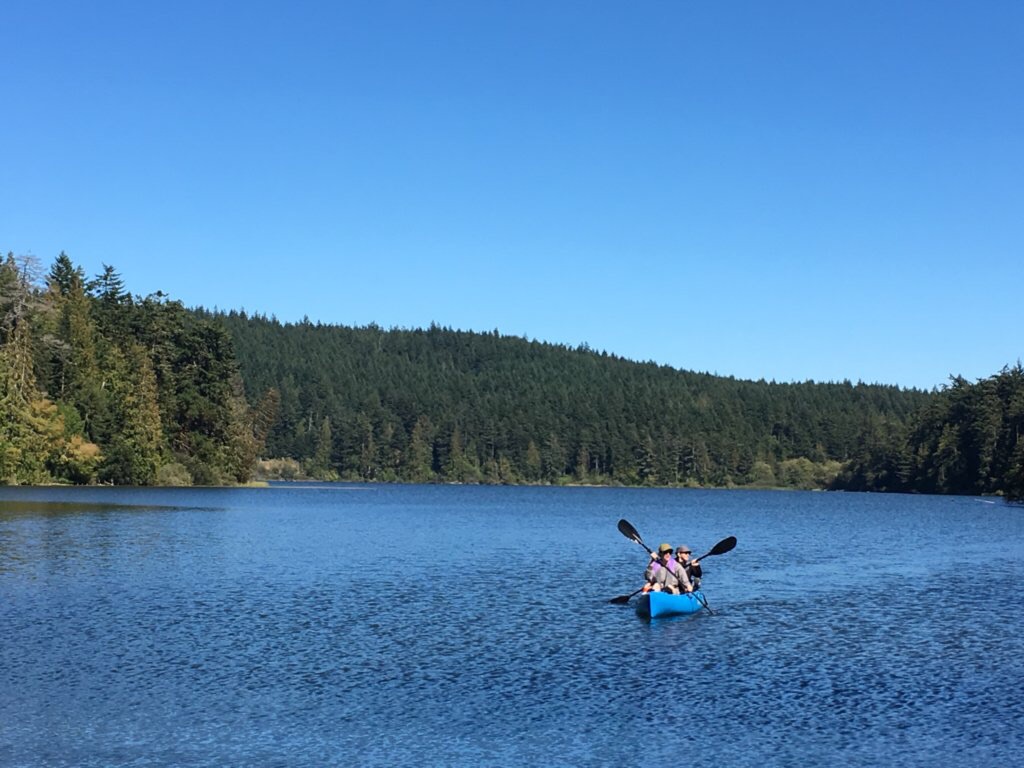 Kayaking Pass Lake, Anacortes, Washington September 2017