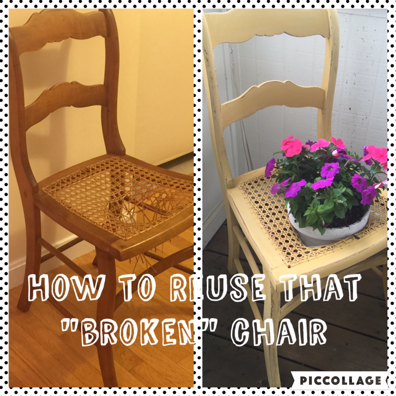 Distress Yourself Out! How to Reuse That "Broken" Chair!